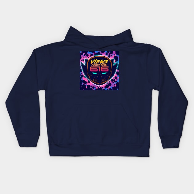 That Purple Views From The 616 Logo Kids Hoodie by ForAllNerds